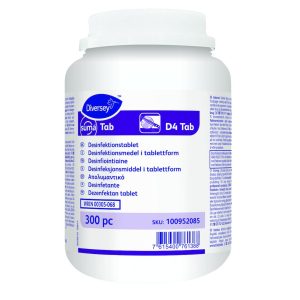 Diversey Suma Tab D4 απολυμαντικές ταμπλέτες 300 τεμάχια 100952085