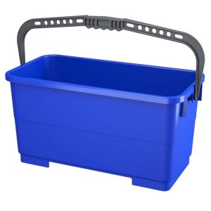 Κουβάς 22 λίτρων Pulex μπλε ή κόκκινος με λαβή για τον καθαρισμό τζαμιών